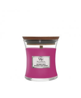 WoodWick Wild Berry & Beets Mini Jar wax candle Round Pink 1 pc(s)