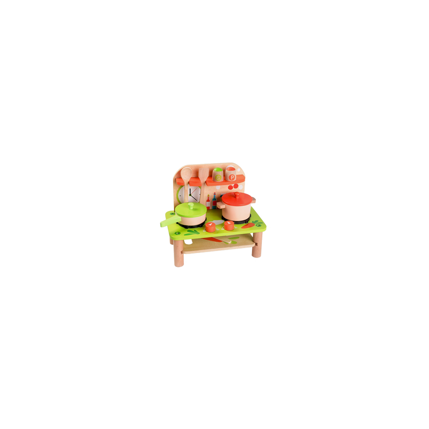 Woody 91904 Large Set with Full Breakfast Tray - Cutting (19 pcs.) for children from 3 years old – 2