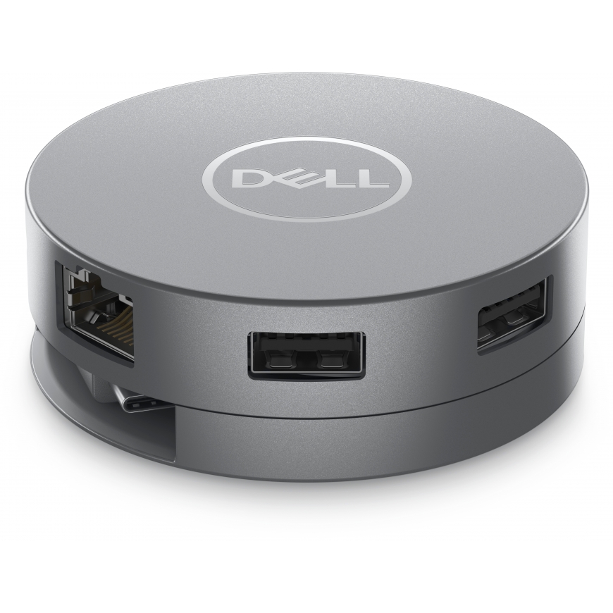 DELL DA305 Vielinis USB 3.2 Gen 2 (3.1 Gen 2) Type-C Sidabras – 3