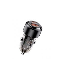 iKaku KSC-1175 Dual Port 60W Car Charger USB + Type-C