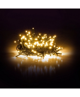 Ziemassvētku gaismas Retlux LED silti baltas