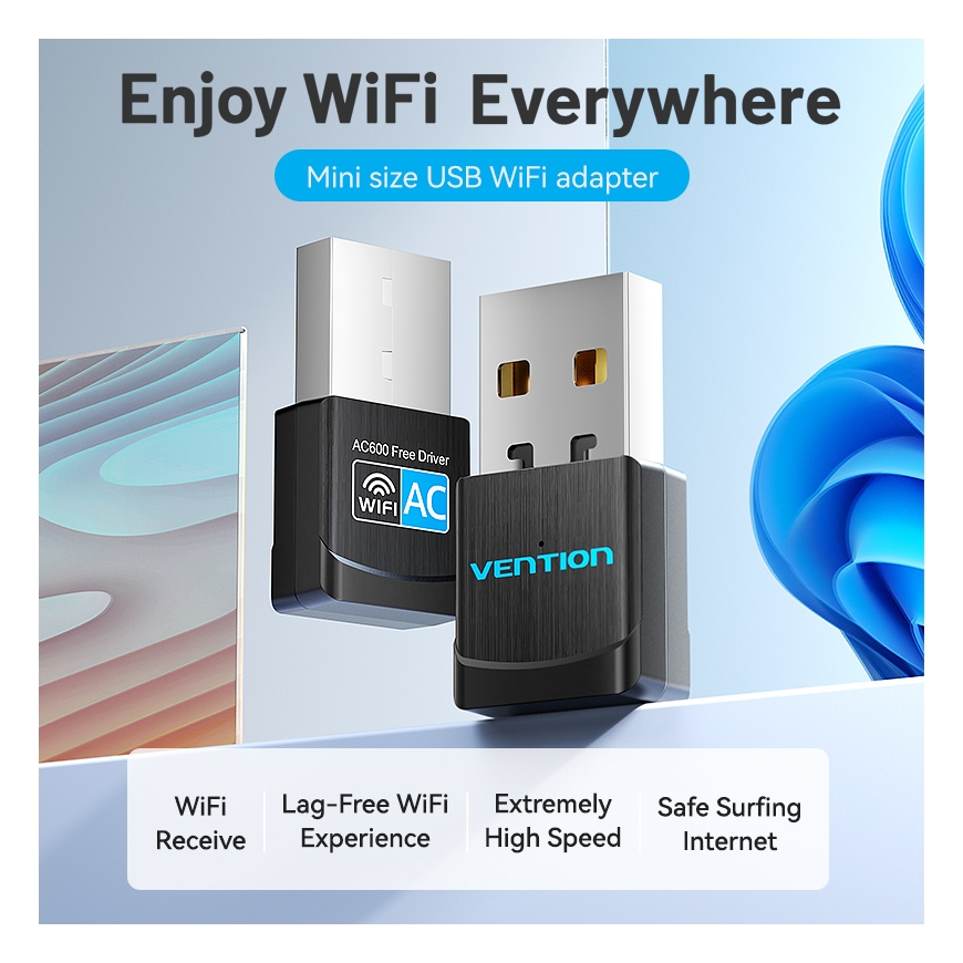 Vention KDRB0 tinklo plokštė WLAN 150 Mbit/ai – 2