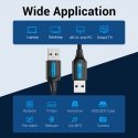 Vention COJBH USB kabelis USB 2.0 2 m USB A Juoda Vention COJBH USB kabelis USB 2.0 2 m USB A Juoda