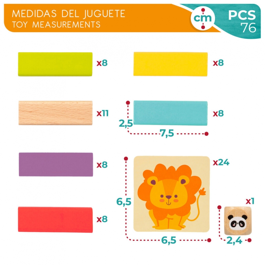 Woomax Domino 28 tk Puust – 2