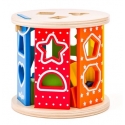 WOODYLAND Cylinder Puzzle with Shapes 91985 19857