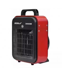 DEDRA DED9921B electric space heater Red 3000 W Convector electric space heater