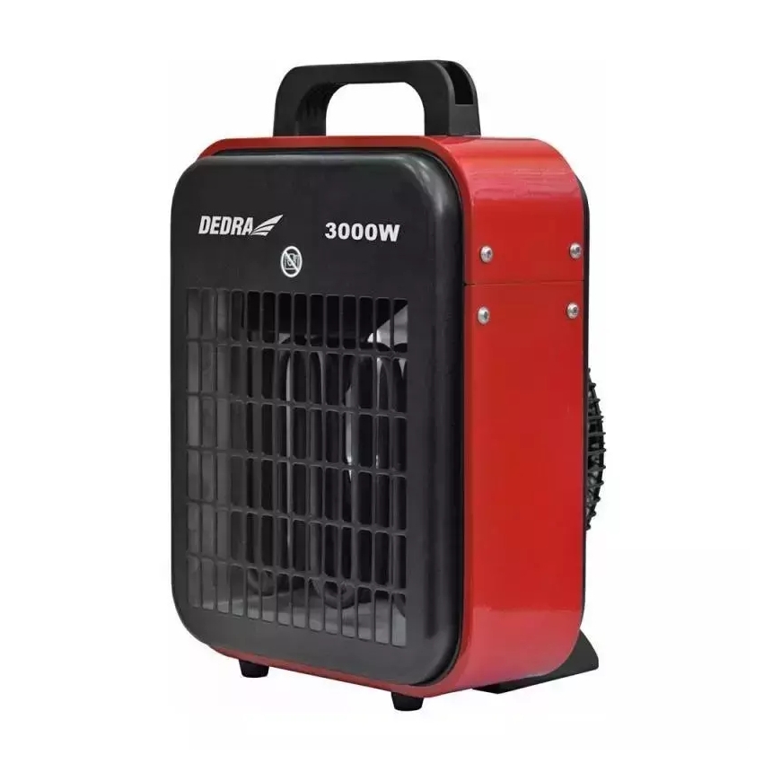 DEDRA DED9921B telpu sildītājs Sarkans 3000