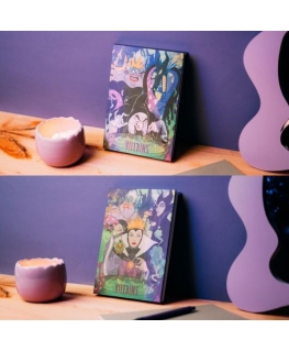 ERIK Disney Villains A5 lentikulārs piezīmju blociņš