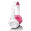 Lenco HP-010PK headphones/headset Wired Head-band Music Pink, White