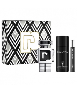 Paco Rabanne Phantom набор: парфюм в спрее 100 мл + дезодорант в спрее 150 мл + парфюм в спрее 10 мл.
