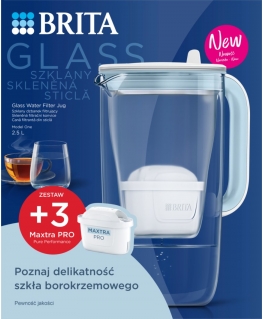 Brita Glass+3 Maxtra Pro Pure Performance Filtering Jug