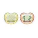 Philips AVENT SCF376/27 baby pacifier Classic baby pacifier Beige, Green, Light Green, Yellow