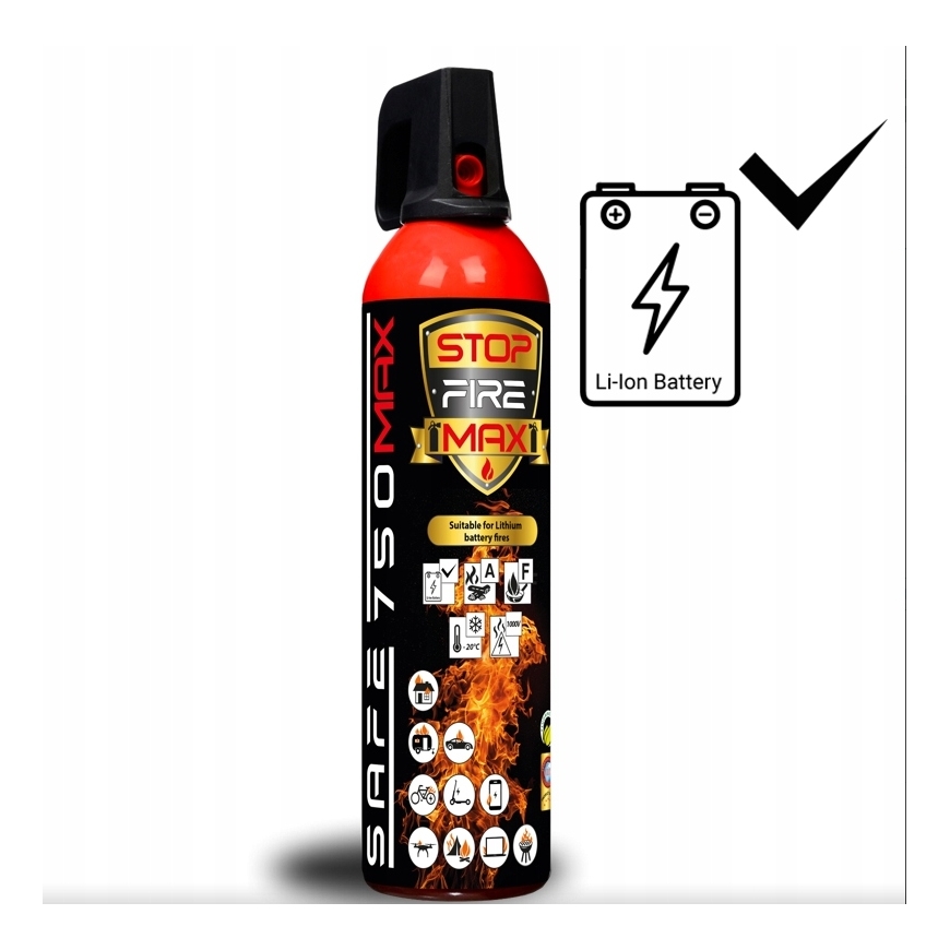 Neprirazeno SAFEHOME SAFE 750 MAX Palonsammutusspray