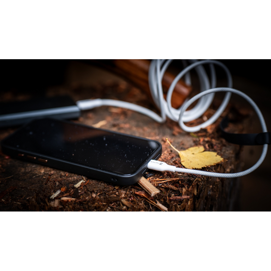 Tactical Stitch Thread Cable USB-C|USB-C 2m White – 2