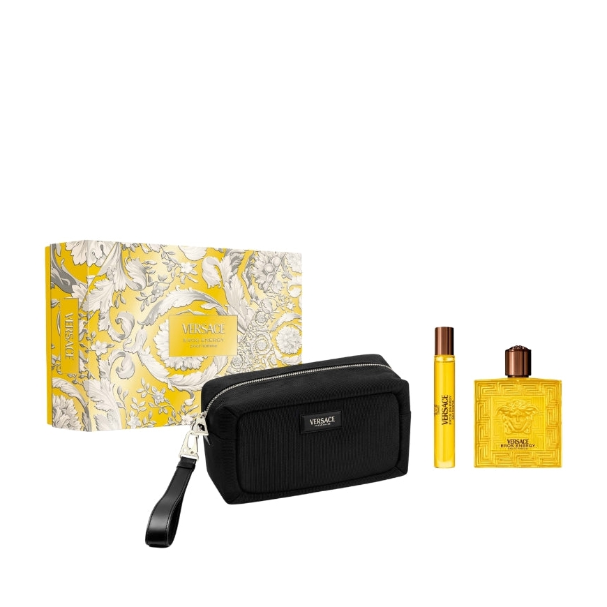Versace Eros Energy Pour Homme Eau De Parfum, набор из трех предметов, 100 мл
