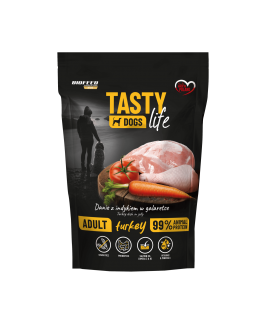 BIOFEED Вкусная собачья жизнь индейка 90% пауч 500г
