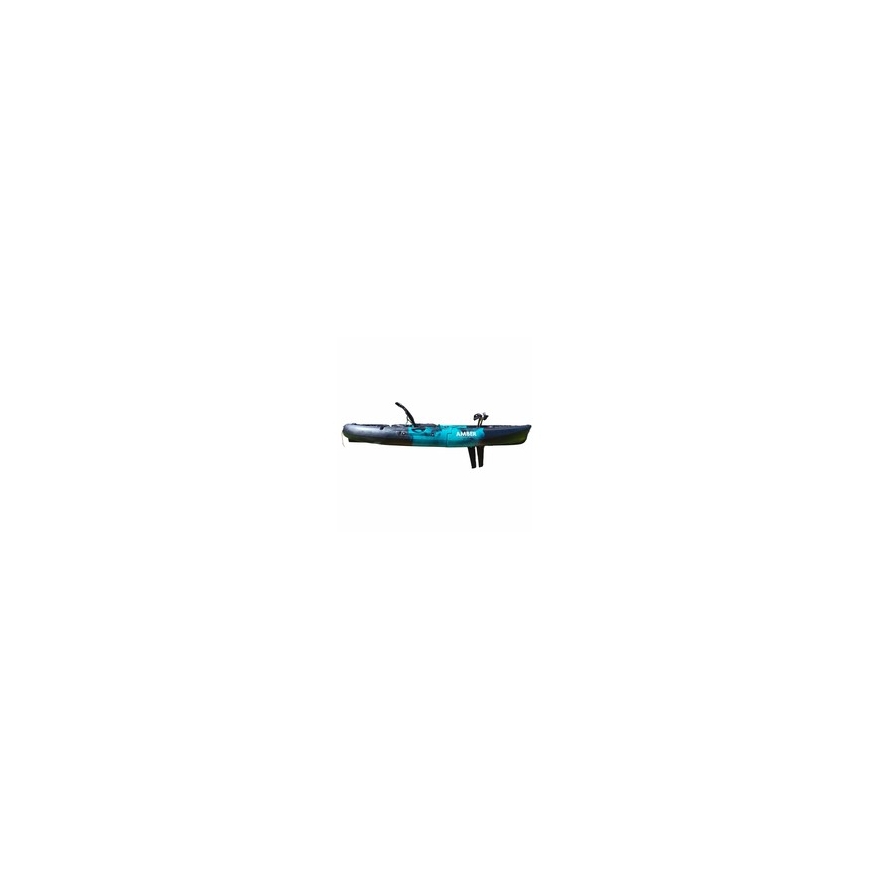 Single Kayak AMBER MOLAKE 11.5 WR, with Steering System, 355 x 63 x 36 cm, LDPE, Green – 2