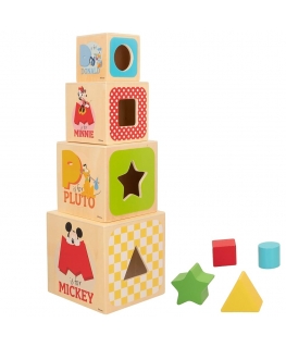 Woomax Disney Wooden Cubes Tower