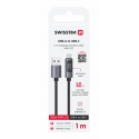 Swissten LCD Cable USB-A / USB-C 1m