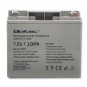 Qoltec 53066 UPS akumulators Noslēgts svina skābju (VRLA) 12 V 20 ampērstunda