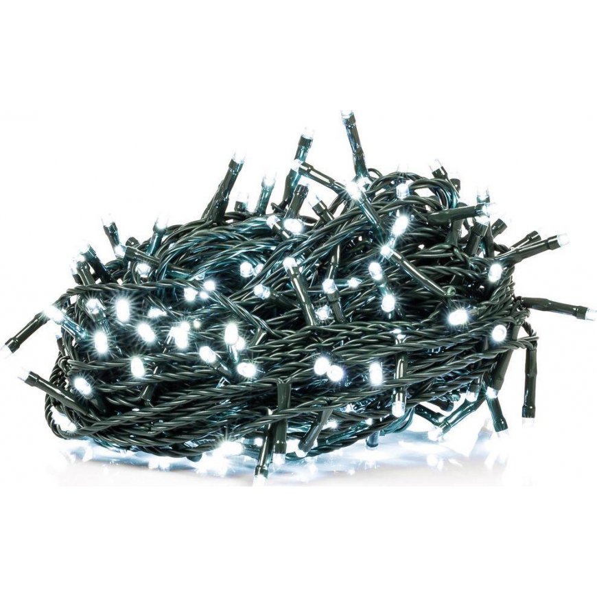 Ziemassvētku eglītes gaismiņas Retlux, 200 LED, auksti balta