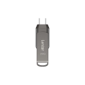 Lexar JumpDrive LJDD400256G-BNQNG USB zibatmiņa 256 GB USB Veids-C 3.2 Gen 1 (3.1 Gen 1) Pelēks