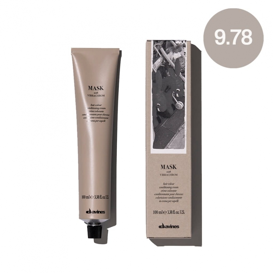 Davines, Mask With Vibrachrom, Kestävä Hiusväri, 9.78, 100 ml