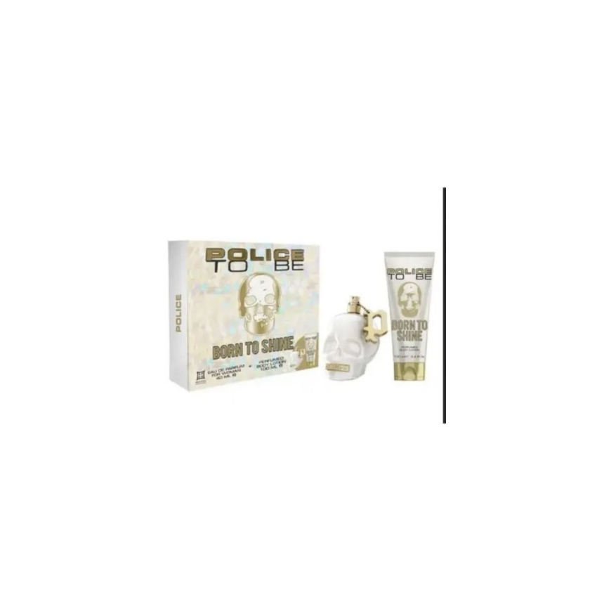 Police To Be Born To Shine For Woman setti, parfyymisuihke 40 ml + vartalovoide 100 ml