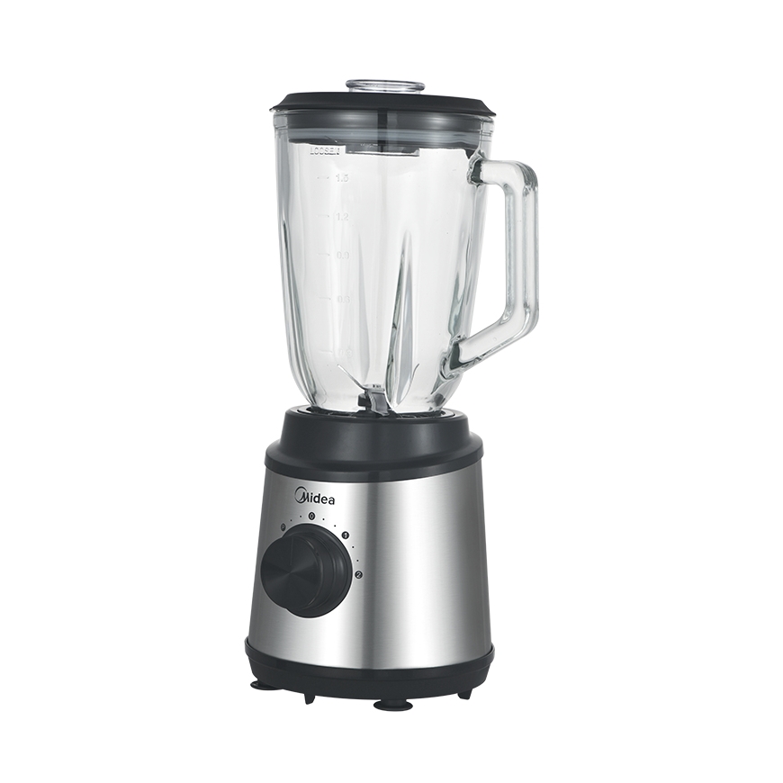 Midea MJ-BL6006WE blenderis 1,5 L Galdvirsmas blenderis 600 W Sudrabs, Caurspīdīgs – 4