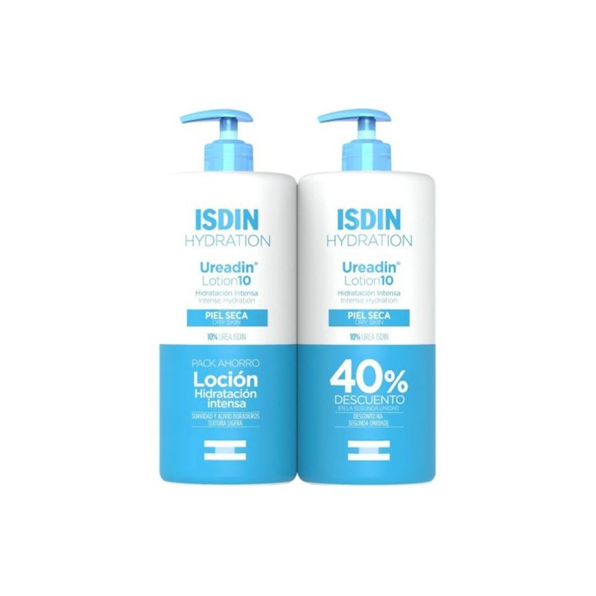 Isdin UREADIN Lotion10 Intense Hydration Duo Pack, 2 x 750 ml