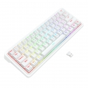 REDRAGON K730W-RGB-PRO Draconic V2 клавиатура USB + RF Wireless + Bluetooth Белый REDRAGON K730W-RGB-PRO Draconic V2 клавиатура USB + RF Wireless + Bluetooth Белый