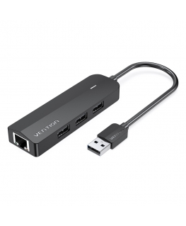 Vention CHPBB sąsajos šakotuvas USB 2.0 480 Mbit/ai Juoda
