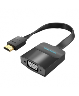 Vention 74345 videokaapeli-adapteri 0,15 m VGA (D-Sub) HDMI-tyyppi A (vakio) musta