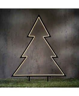 EDELMAN NEON CHOINKA CIEPŁY Baltas 53x75CM LUCA