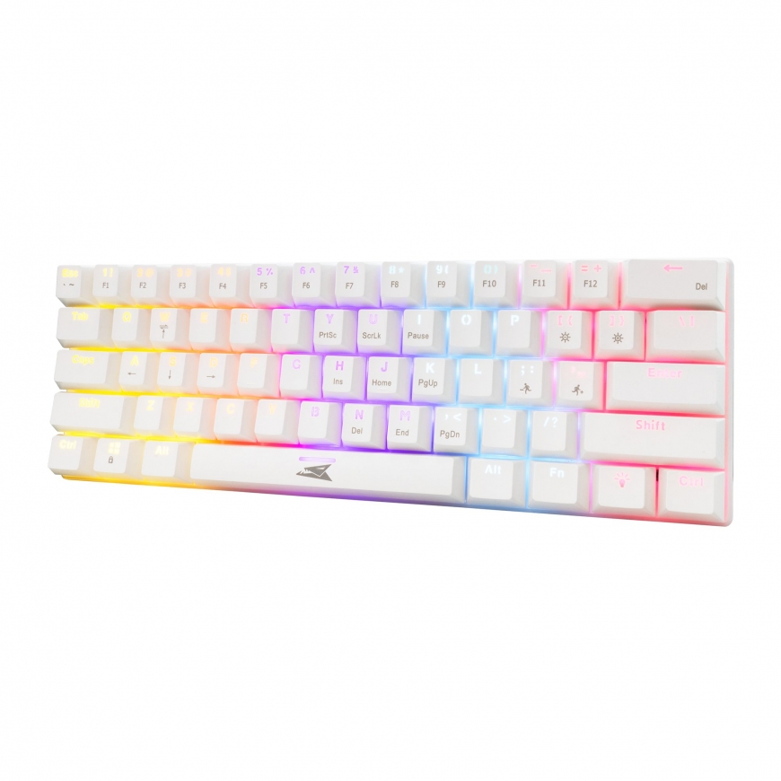 Baracuda BGK-03221 Dolphin White US Mechanical Blue Switches – 2