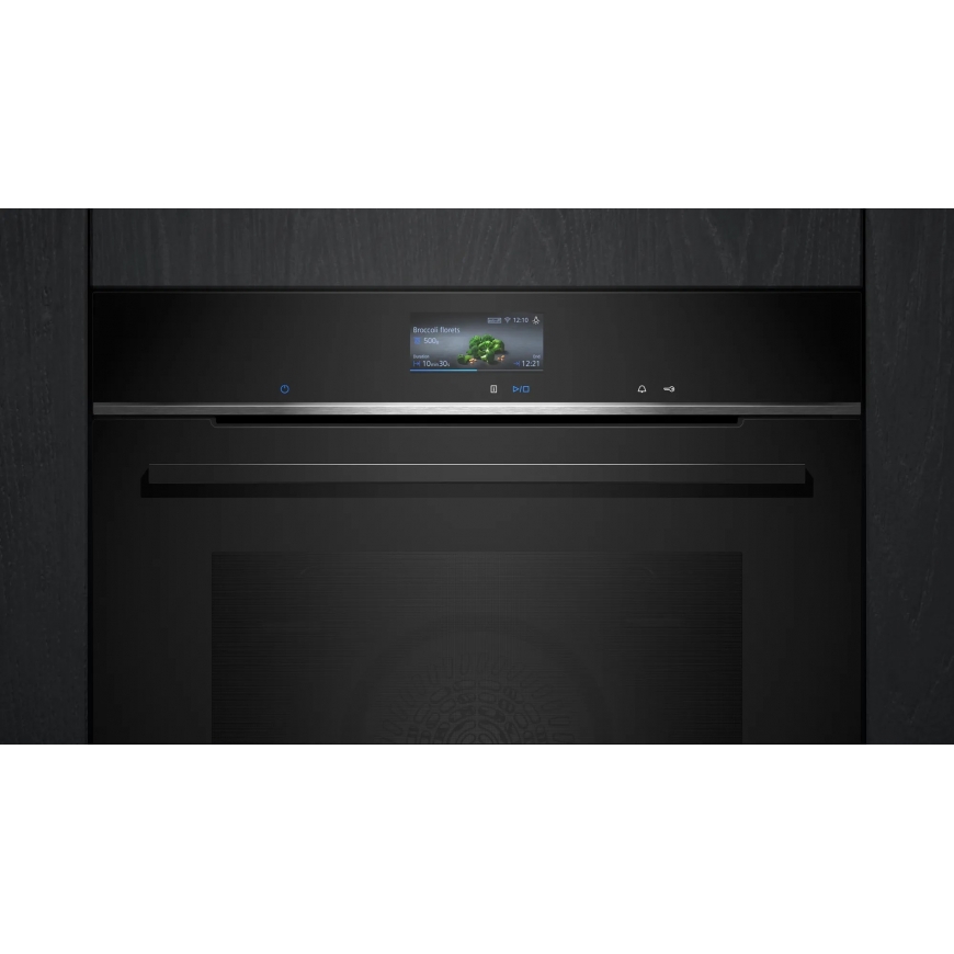 Siemens iQ700 HB776G1B1 krāsns 71 L 3600 W Melns – 2