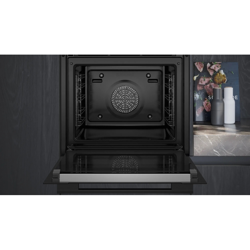 Siemens iQ700 HB776G1B1 krāsns 71 L 3600 W Melns – 3