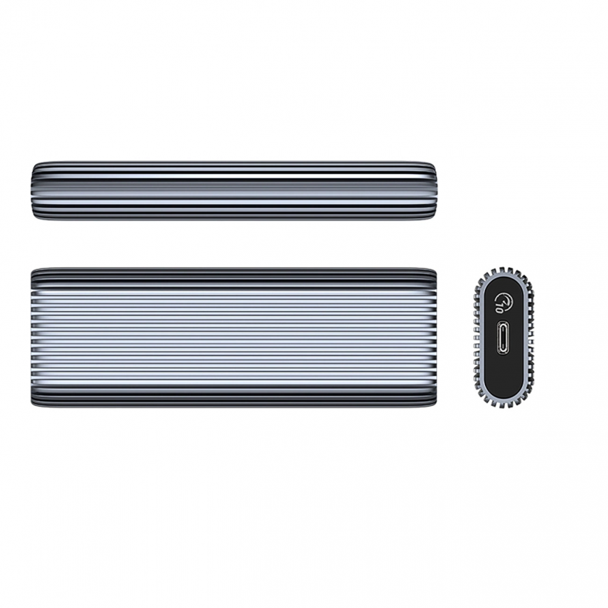 Orico AM2C3-G2 M.2 NVME USB-C 3.2 Disk Drive - Gray – 2
