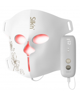 Silk'n LED EMS odos priežiūros aparatas Odos šviesos terapija Balta