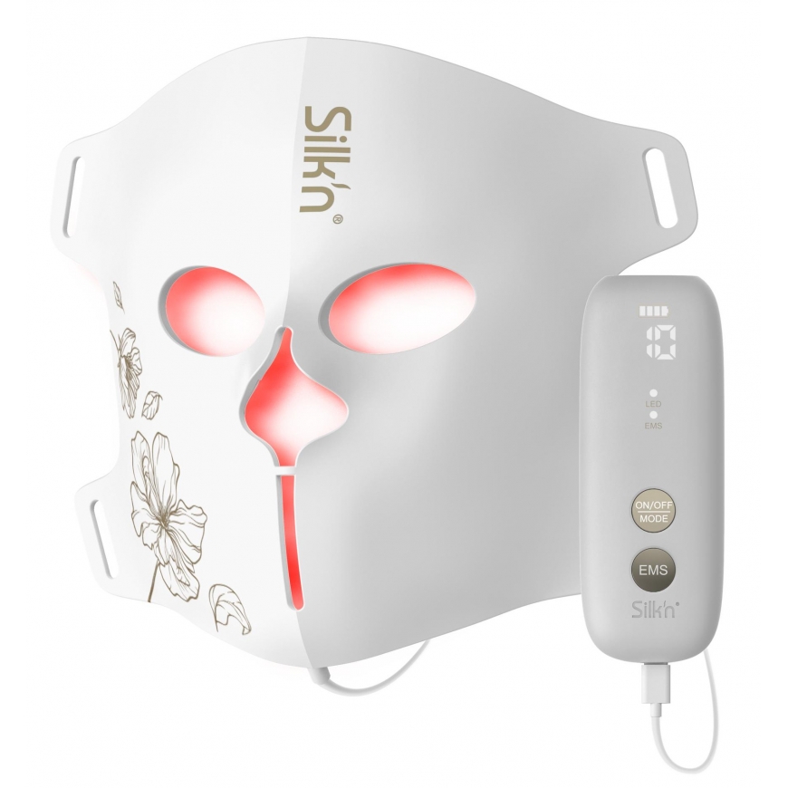 Silk'n LED EMS ihonhoitolaite Ihon valohoito Valkoinen