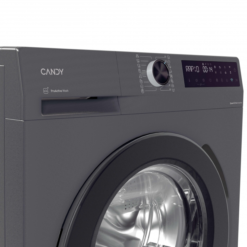 Candy BR 26SSB6G-S Pesukone Edestä täytettävä 6 kg 1200 RPM Antrasiitti – 4