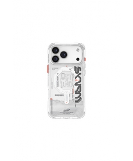 Skinarma Sonix -suojakuori Apple iPhone 17 Pro Magnetic Charging -puhelimelle, läpinäkyvä
