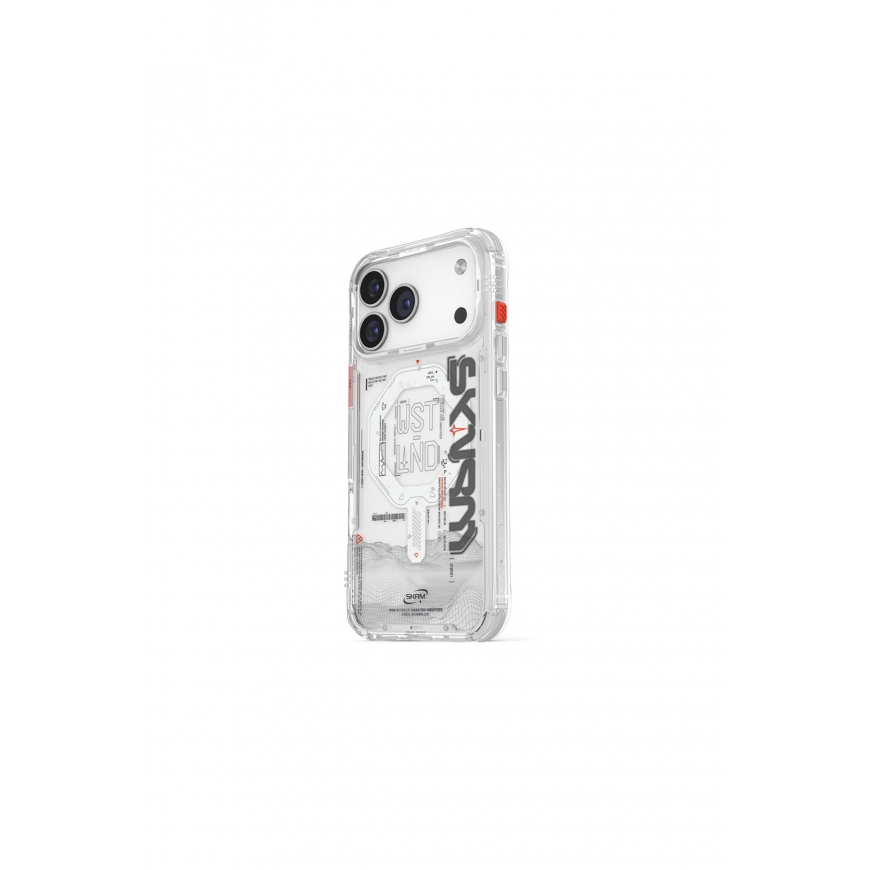 Skinarma Sonix ümbris, mis on mõeldud Apple iPhone 17 Pro Magnetic Charging jaoks, läbipaistev – 2