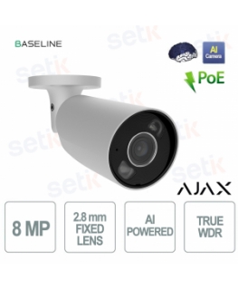 Ajax Systems Ajax Kamera HL - BulletCam toru (8 Mp/2.8 mm) (8EU) - valge