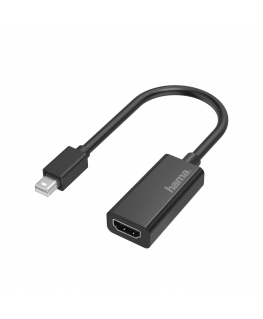 Hama 00200332 видео кабель адаптер Mini DisplayPort HDMI Черный