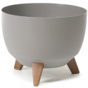 Lillepott Roma Eco Wood 24cm, hall Lillepott Roma Eco Wood 24cm, hall