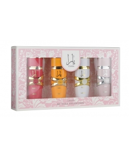 Lattafa Yara EDP Yara 25 мл + EDP Yara Candy 25 мл + EDP Yara Moi 25 мл + EDP Yara Tous 25 мл (для женщин)