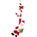 EDELMAN SANTA CLAUS CHRISTMAS CANDY CANE PLAYING HANGING 82CM MICA