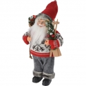 EDELMAN SANTA CLAUS CHRISTMAS CANDY CANE PLAYING HANGING 82CM MICA