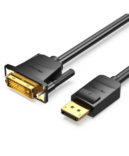Vention HAFBH видео кабель адаптер 1 m DisplayPort DVI Черный